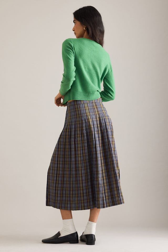 Damson Madder Josie Pleated Midi Skirt #1