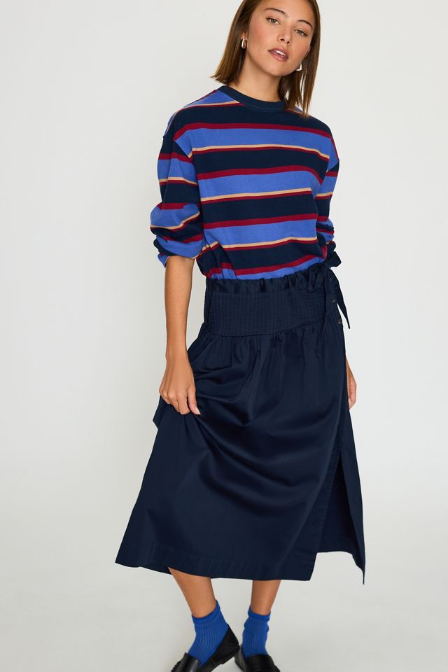 Damson Madder Josie Pleated Midi Skirt #1