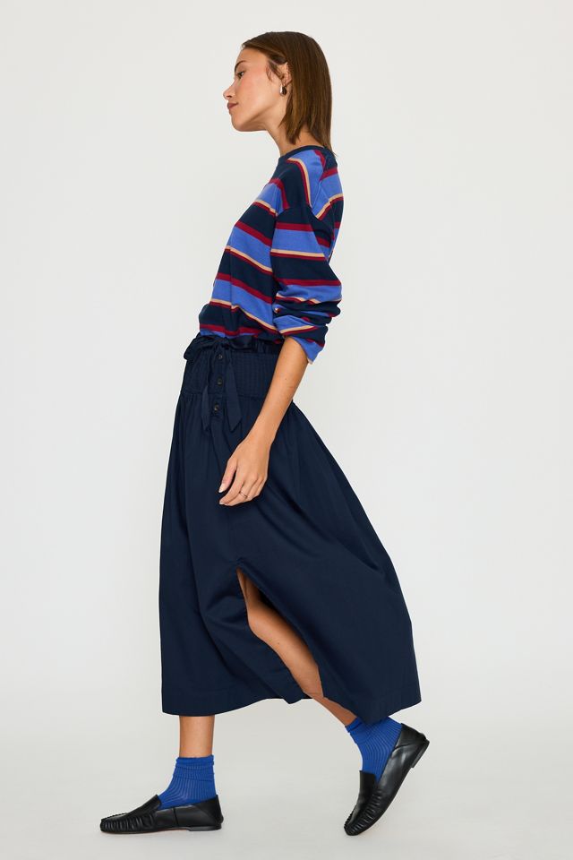 Damson Madder Josie Pleated Midi Skirt #4