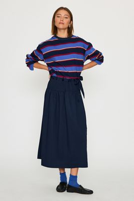 Damson Madder Josie Pleated Midi Skirt