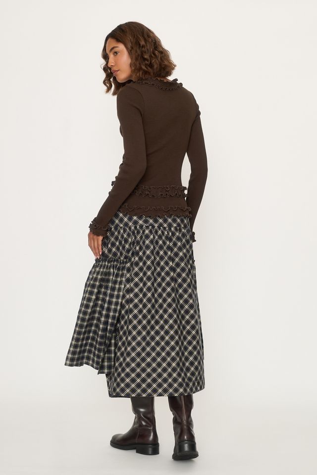 Damson Madder Raya 100% Cotton Midi Skirt #4