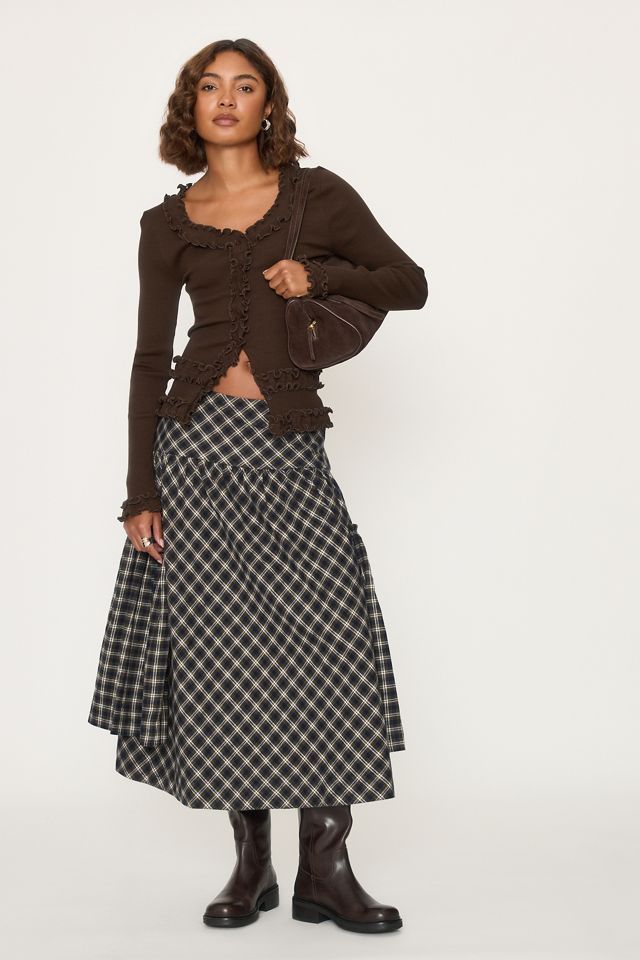 Damson Madder Raya 100% Cotton Midi Skirt #5