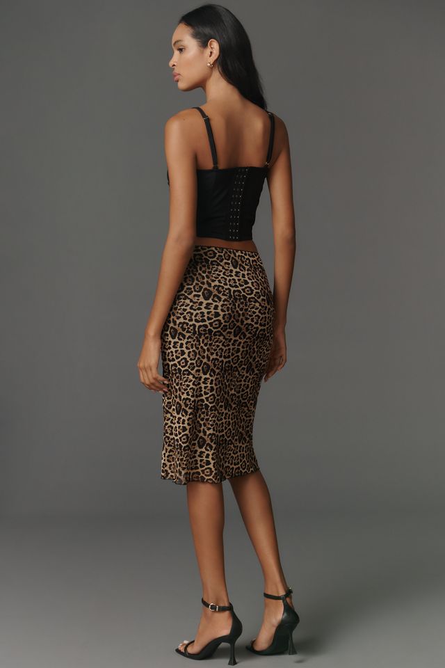 NIA Tresor Sheer Mesh Midi Skirt #2