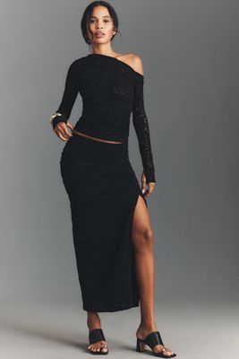 NIA Selena Lace Midi Skirt