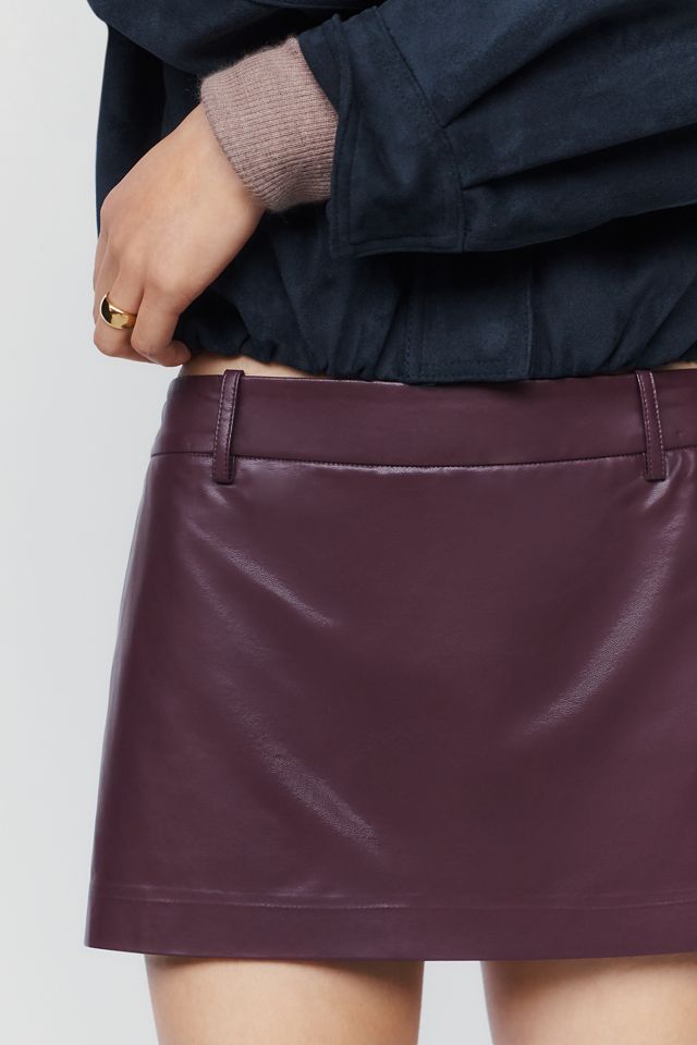 NIA Ariel Faux Leather Skort #1