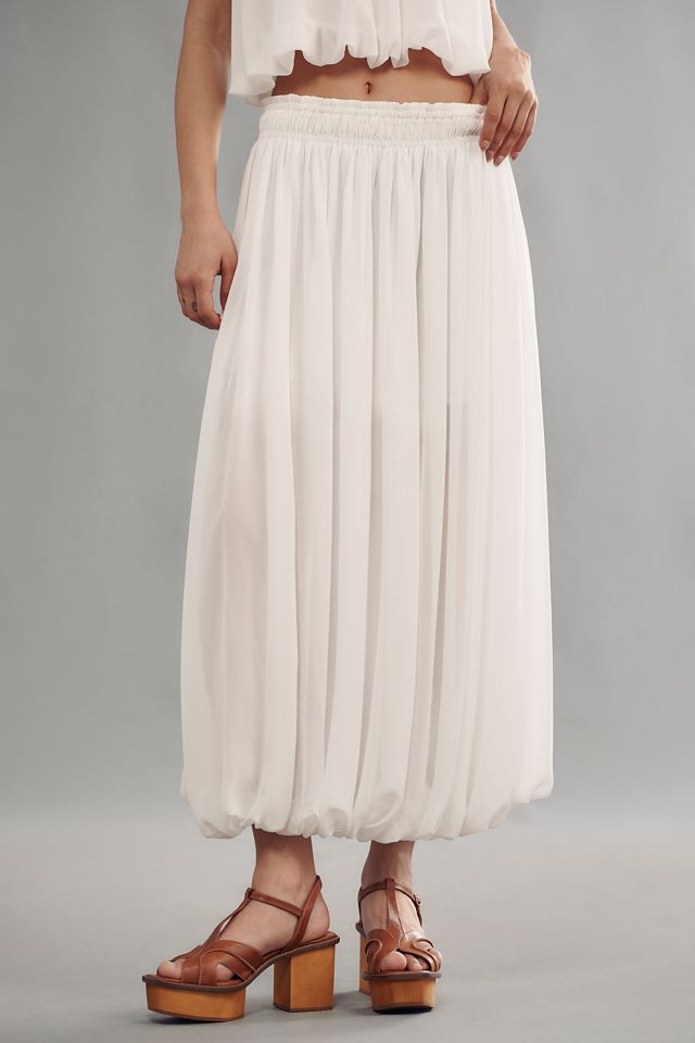 Bardot Corina Chiffon Bubble Maxi Skirt #1