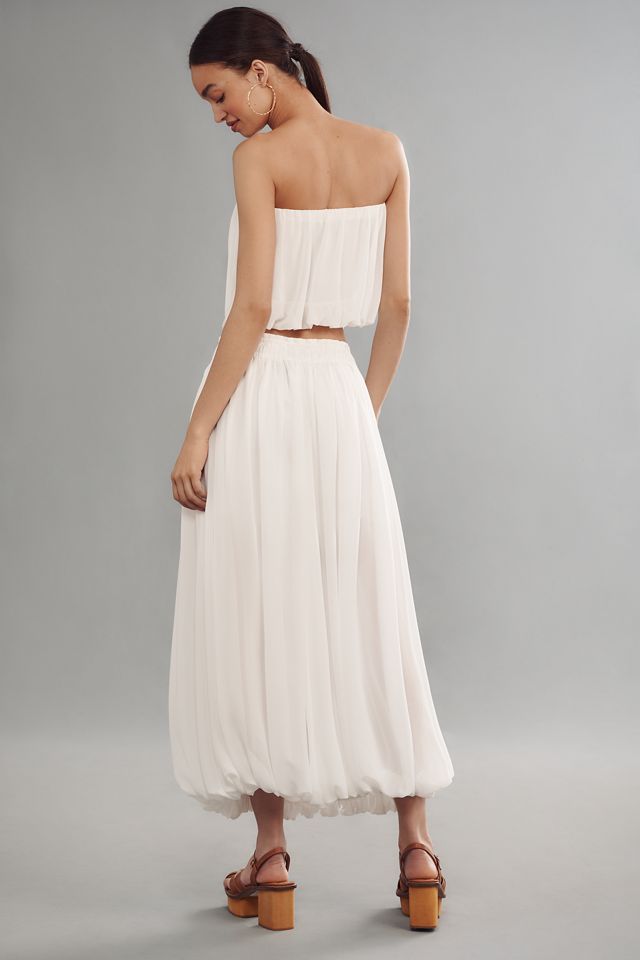 Bardot Corina Chiffon Bubble Maxi Skirt #3