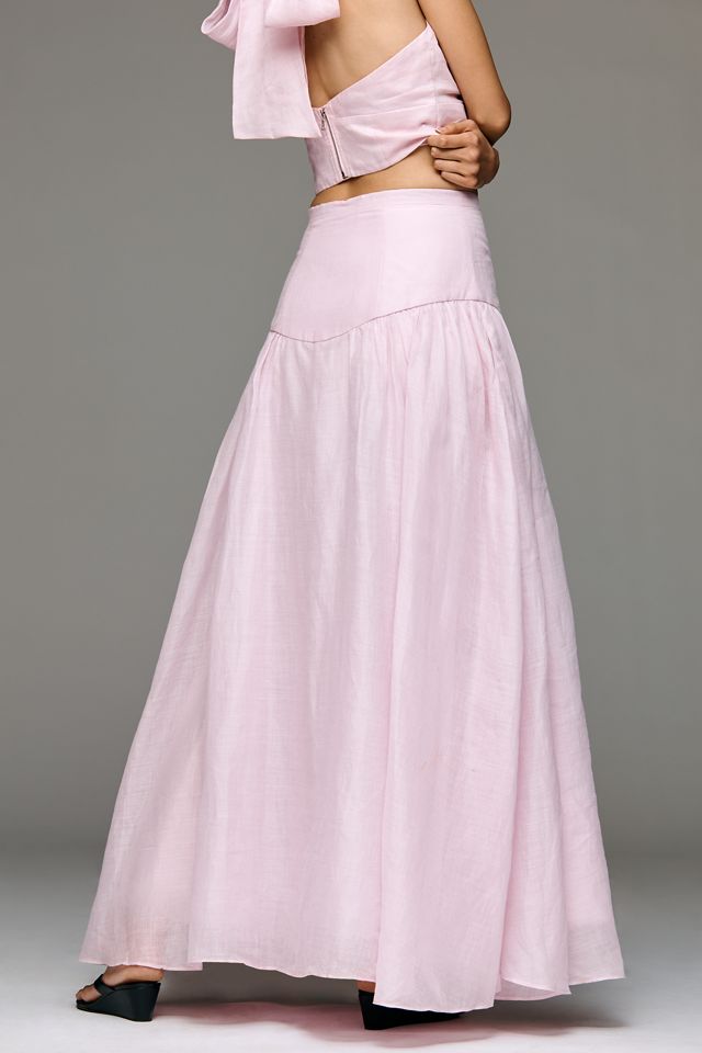 Bardot Amorette Basque-Waist Maxi Skirt #2