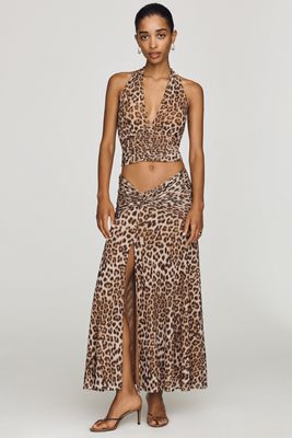 Bardot Elera Mesh Midi Skirt