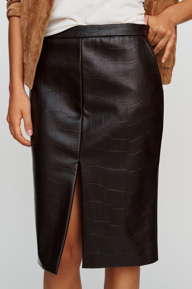 Bardot Rheba Faux-Leather Pencil Skirt  #1