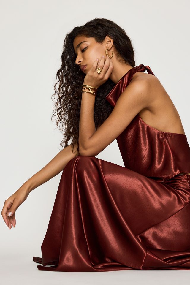 Bardot Toni Maxi-Rock aus Satin #3