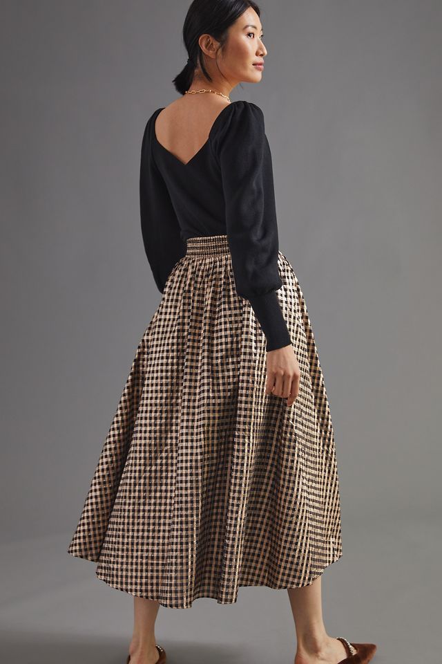 Details about   NWT NEW ANTHROPOLOGIE by MAEVE Garden Glitz Skirt 2 6 Runs Big? 