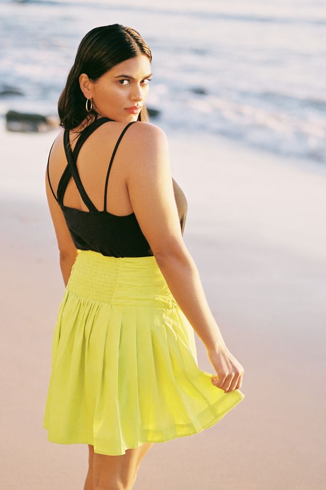 Maeve Bow Tie Mini Skirt #6