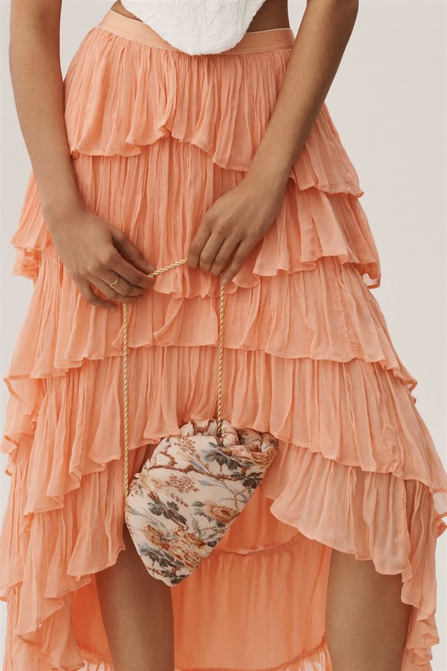 By Anthropologie Tiered Ruffled High-Low Skirt #3