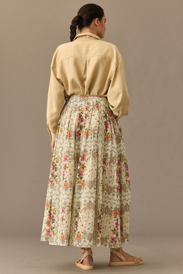 By Anthropologie Wrap Maxi Skirt #2