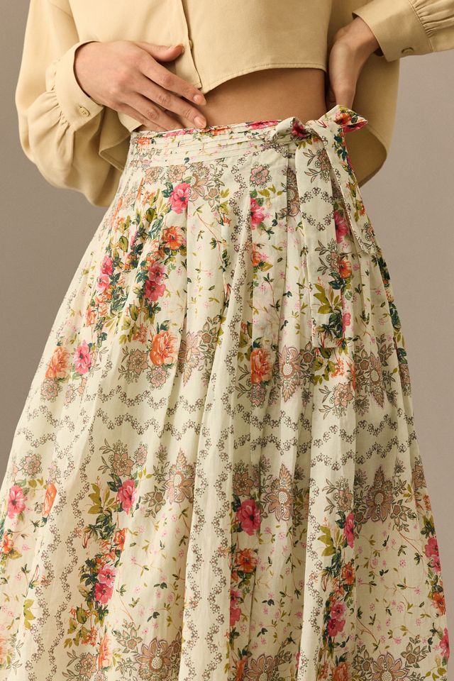By Anthropologie Wrap Maxi Skirt #3