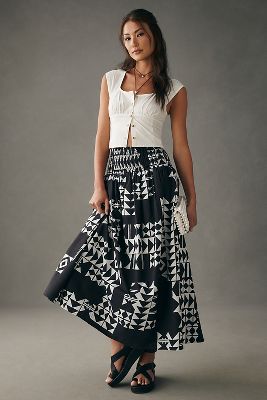 By Anthropologie Smocked Yoke Skirt | Anthropologie