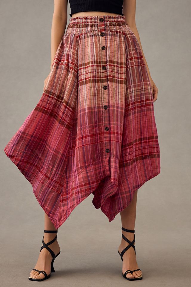 Pilcro Dip-Dye Handkerchief Skirt #1