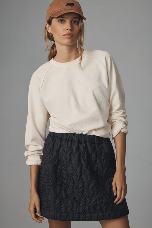Maeve Quilted Mini Skirt #1