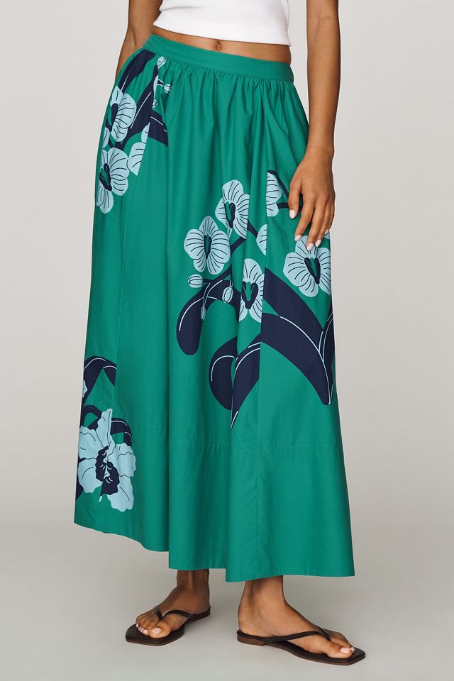 Gonna Maxi in Popeline Stampata Jacie di Maeve #1