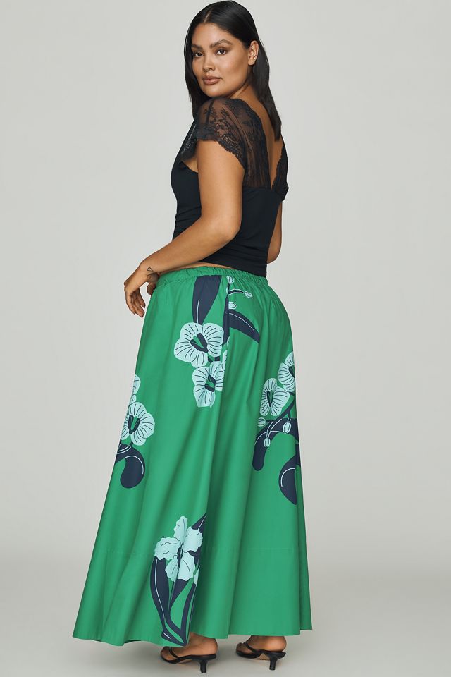 Gonna Maxi in Popeline Stampata Jacie di Maeve #6