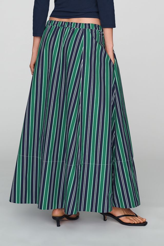 Jacie Poplin Printed Maxi Skirt by Maeve #4