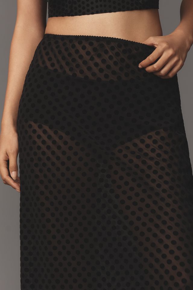 The Tilda Sheer Slip Skirt by Maeve #3
