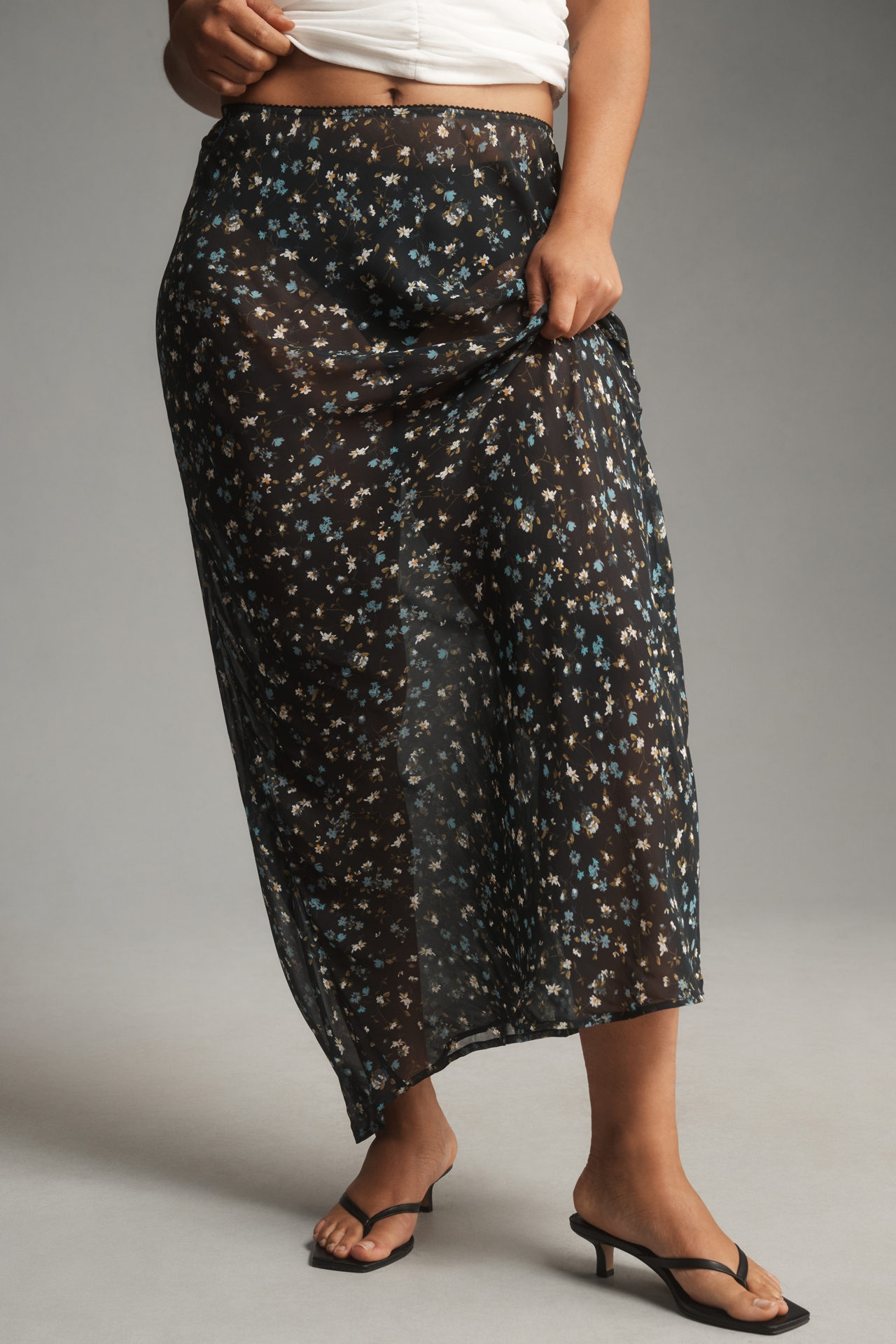 The Tilda Sheer Slip Skirt