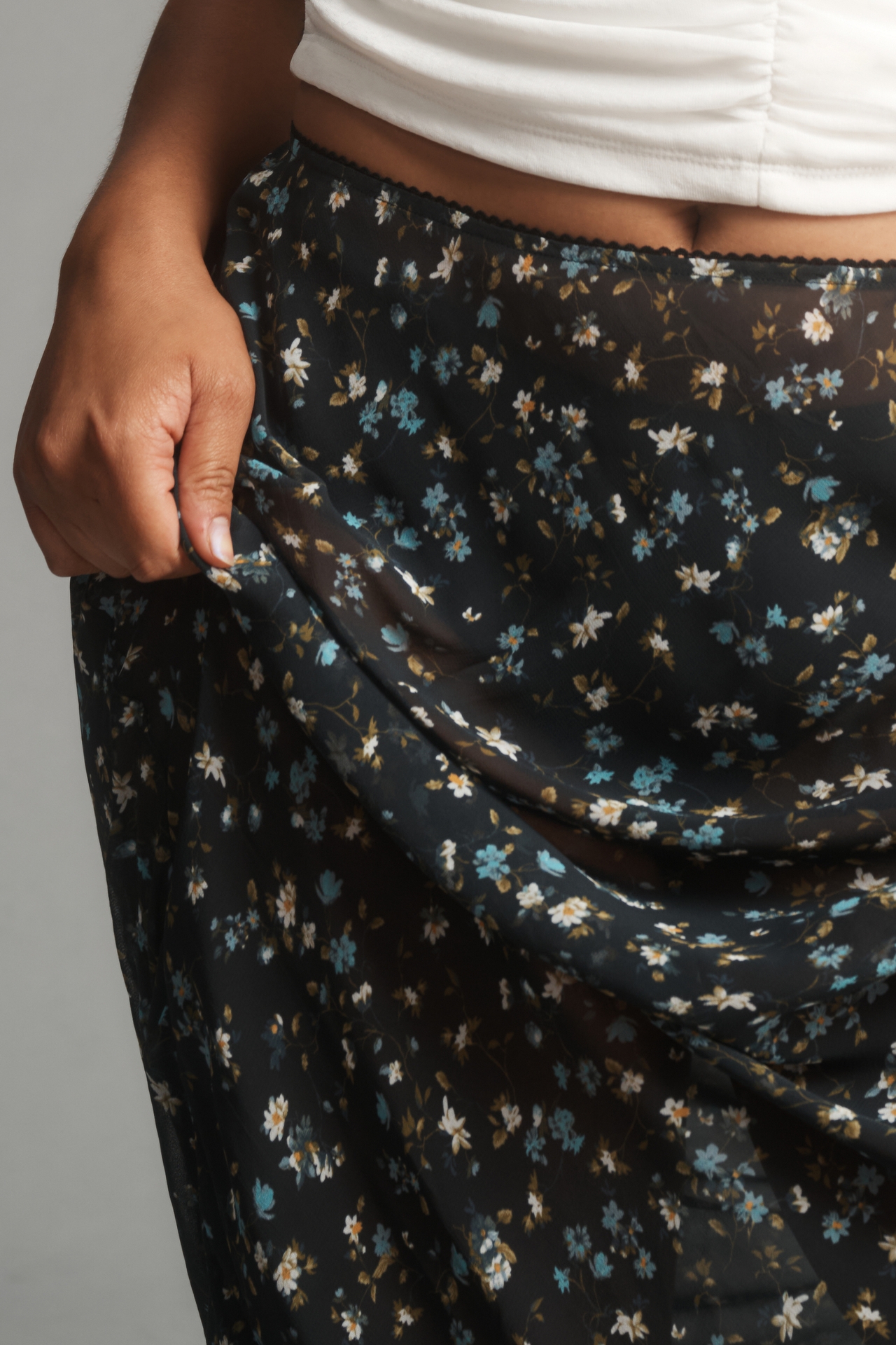 The Tilda Sheer Slip Skirt