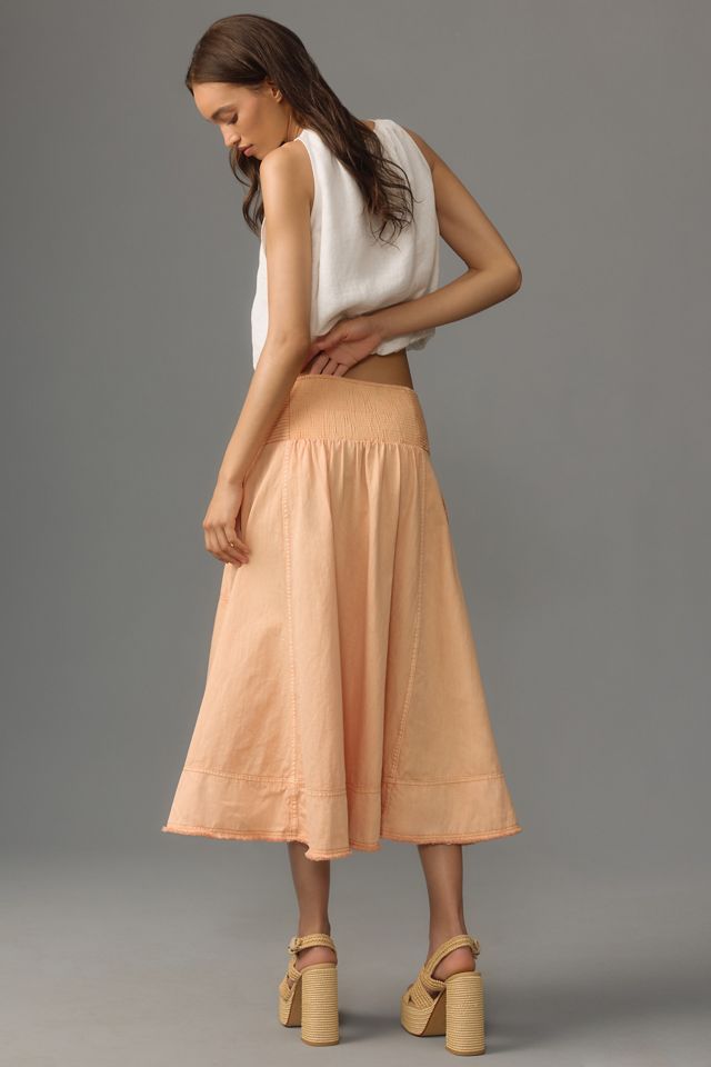 Pilcro Sunbaked Denim Midi Skirt #2