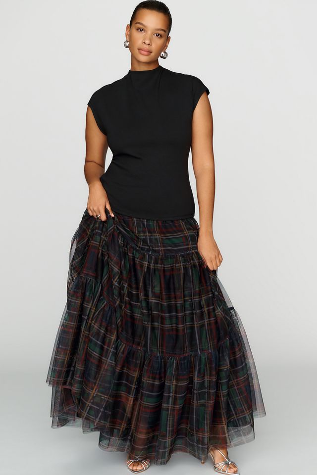 @loverlygrey x Anthropologie Blythe Tulle Maxi Skirt #4