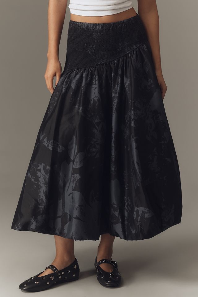 Hope for Flowers by Tracy Reese Smocked Midi Skirt #1