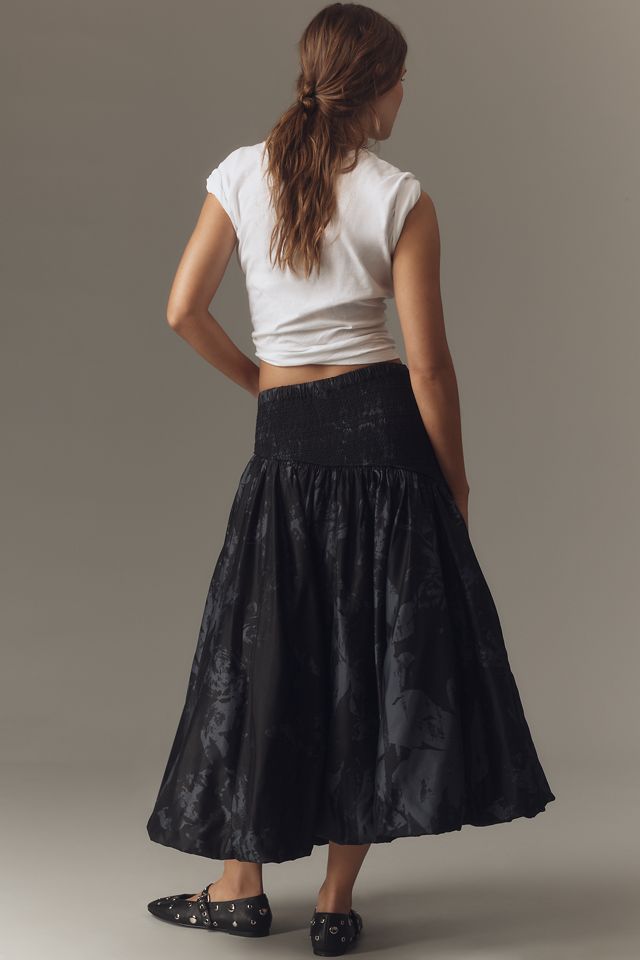 Hope for Flowers by Tracy Reese Smocked Midi Skirt #2
