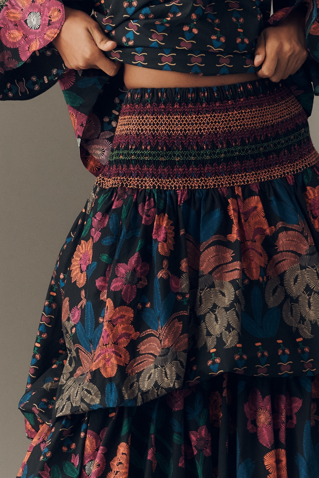 Hope for Flowers by Tracy Reese Double Bubble Midi Skirt