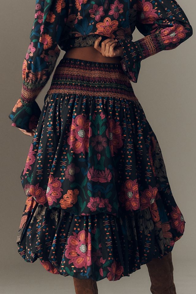 Hope for Flowers by Tracy Reese Double Bubble Midi Skirt #3