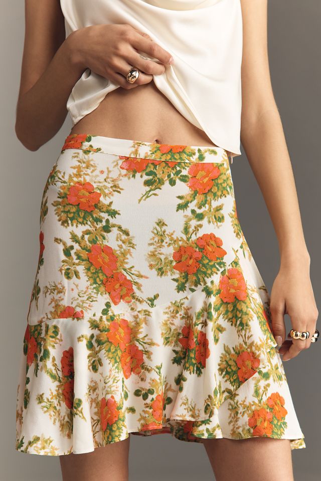 Plenty by Tracy Reese Ruffled Crepe Mini Skirt #1