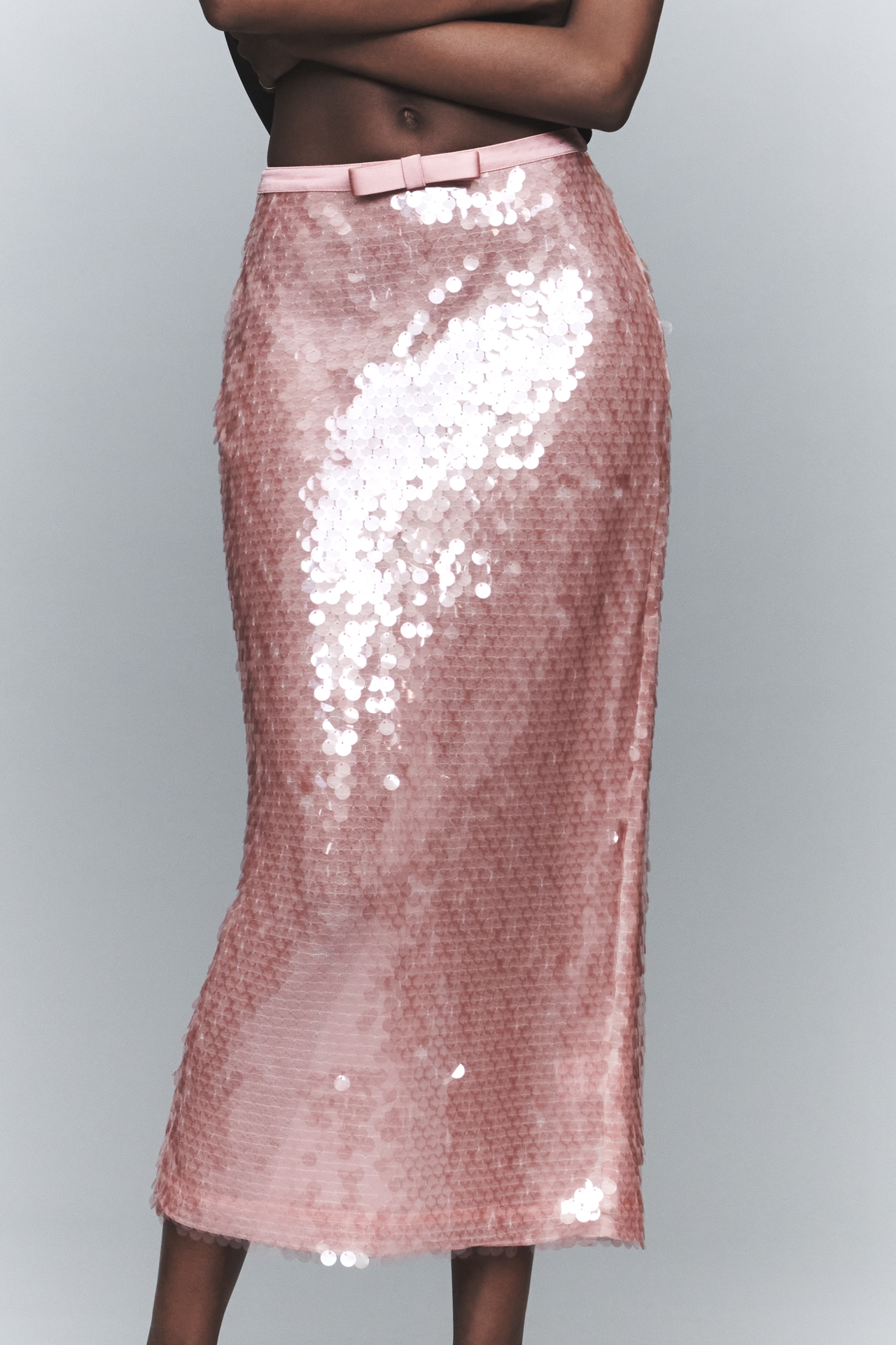 Retrofete Tanith Sequin Midi Skirt