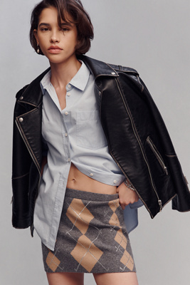 Cecilie Wool Cashmere Mini Skirt