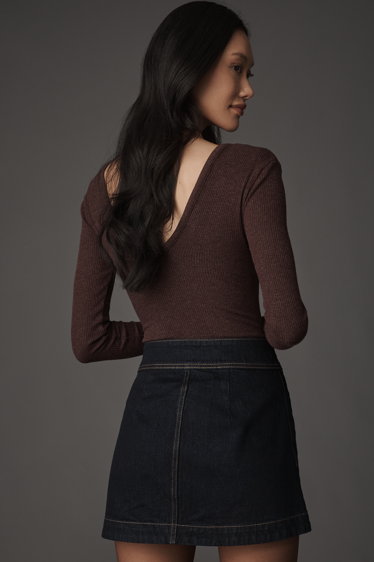 Retrofete Kornelia Denim Mini Skirt