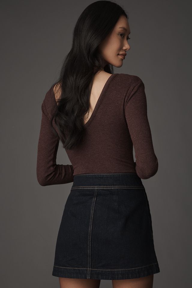 Retrofete Kornelia Denim Mini Skirt #2