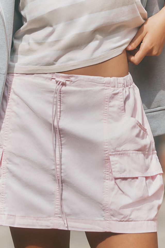 Good American Twill Cargo Mini Skirt #1