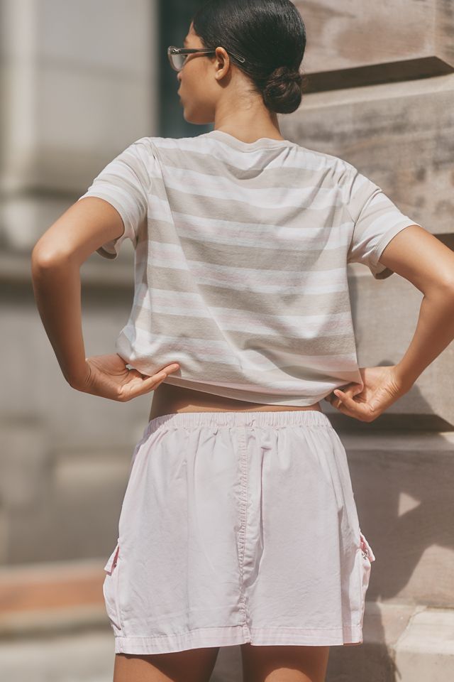 Good American Twill Cargo Mini Skirt #3