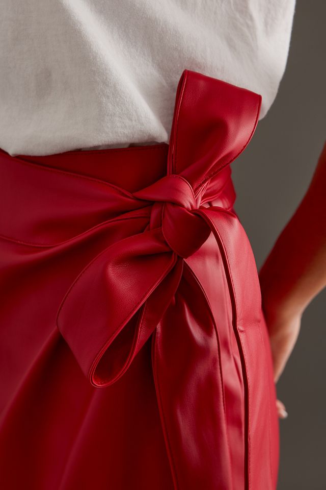 Never Fully Dressed Jaspre Gonna Midi in Finta Pelle #4