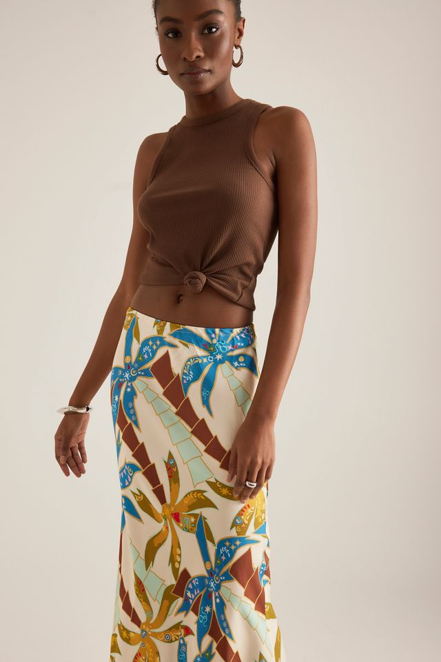 Falda Maxi Dorris Palm de Never Fully Dressed #4