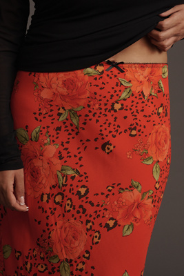 Never Fully Dressed Rosie Dorris Midi Skirt In Multi