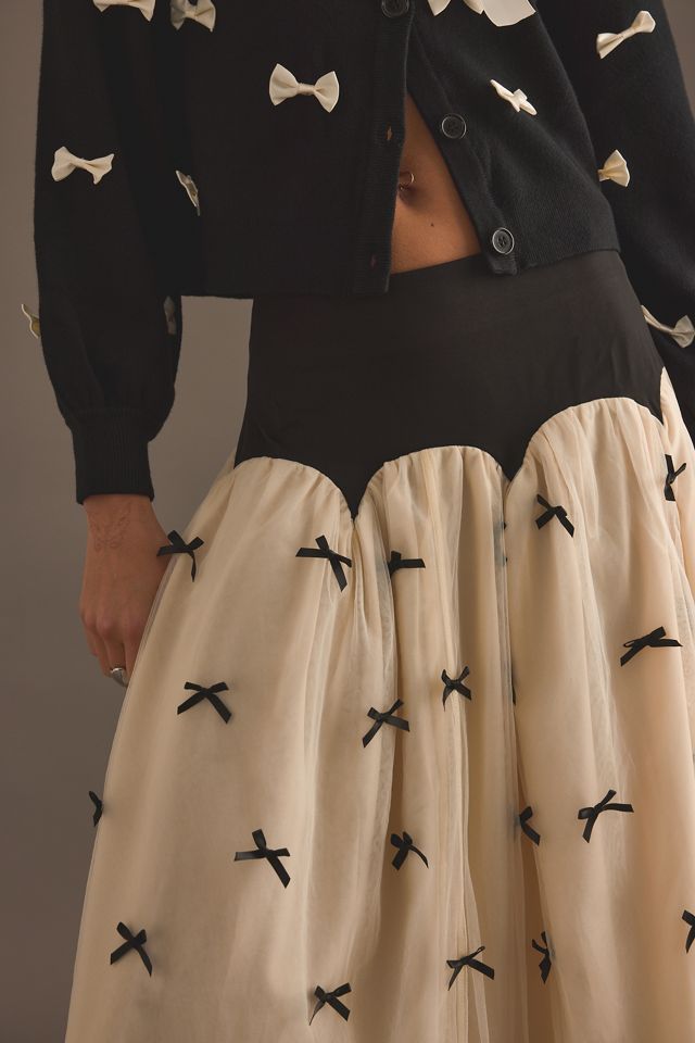 Never Fully Dressed Monika Bow Midi Skirt #4