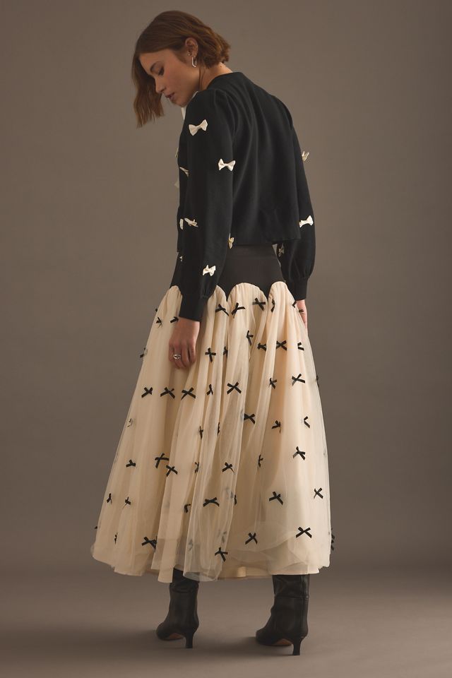 Never Fully Dressed Monika Bow Midi Skirt #1