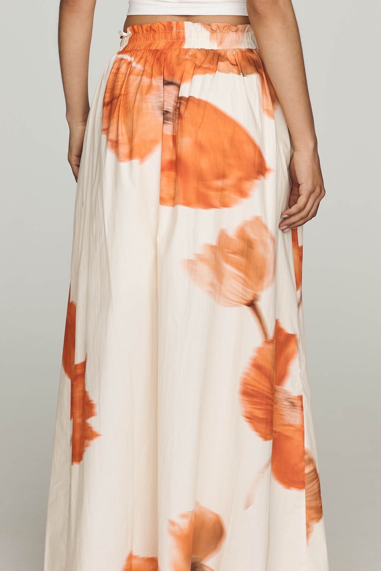 Never Fully Dressed Plus Cotton Floral Maxi Skirt