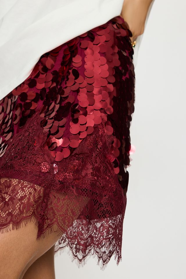 Minigonna con paillettes Maeva Never Fully Dressed #3