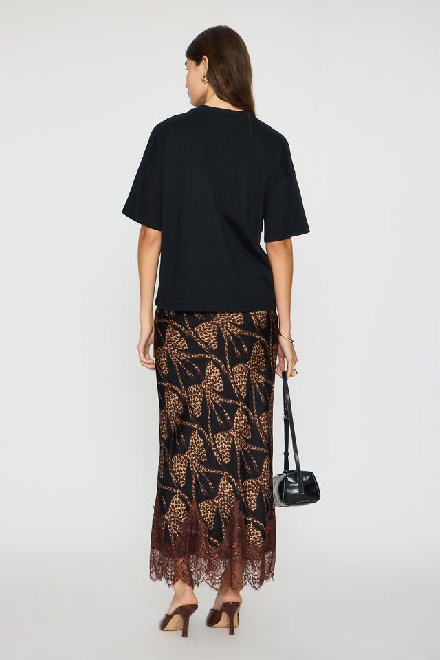 Gonna Midi con Fiocco Leopardato Maeva Never Fully Dressed #4